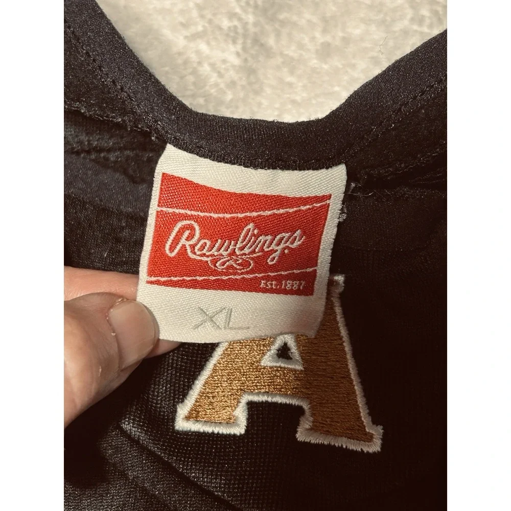 Rawlings Oakland Athletics Dugout Fleece Pullover Sweatshirt Black XL AUTHENTIC